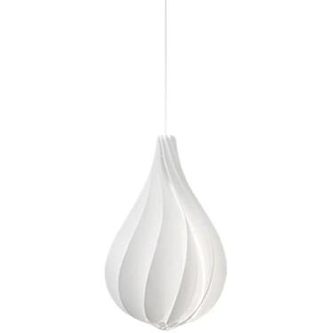 Imagem de Lustre de ferro - Lustre simples de acrílico, luminária pendente moderna, compatível com quarto, sala de estar, escritório, decoração moderna