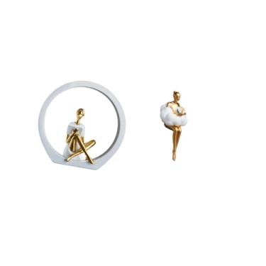 Imagem de Fenteer Estatueta de Abstrata, Estátua Feminina, Centro de Mesa, Quarto, Leitores, Presente, Estante, Escultura de Fazenda, Decoração Versátil, Arte, D