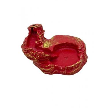 Imagem de Incensário Cascata Baixa 4,5 cm Universal Vermelha