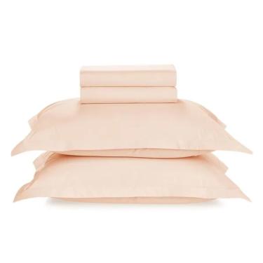 Imagem de Jogo Cama King 4 Pcs Algodão 180 Fios Liss Petala Karsten