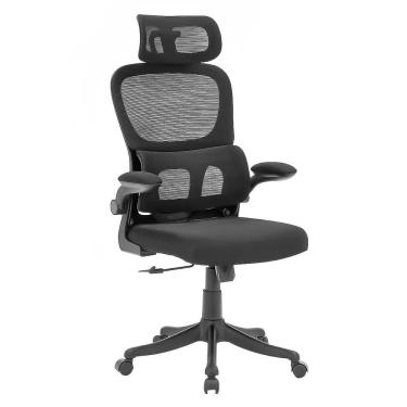 Imagem de Cadeira De Escritório Executiva Reclinável Ergonômica Lombar