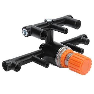 Imagem de AYNEFY Válvula Reguladora de Pressão Com Liga de Alumínio para Ferramenta Elétrica, Bom Efeito de Vedação e Fácil de Substituir, Furo de Parafuso M5 G1/4 G1/8 para Compressores de Ar