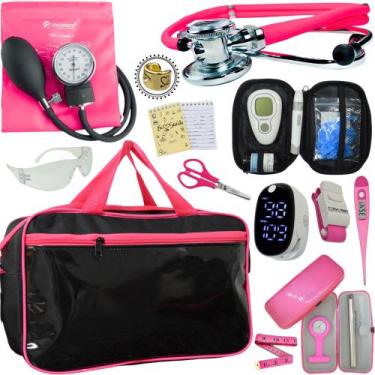 Imagem de Kit Enfermagem Premium Basico - Love Saude, ROSA INCOTERM