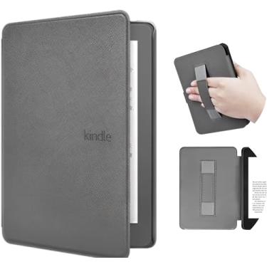 Imagem de Capa de Proteção Kindle com Alça (TODOS OS MODELOS) (Cinza, 6 polegadas (C2V2L3 e RS23CV))