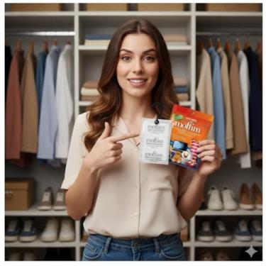 Imagem de Moffim Kit Antimofo, 10 Sachês Desumidificadores, 110g, Absorve Umidade em Armários e Closets, Proteção Contra Mofo e Odores