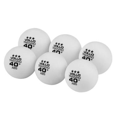 Imagem de Bola De Tênis De Mesa Vollo Ping Pong Training 3 Estrelas - 6 Unidades