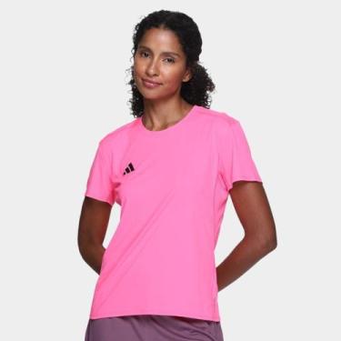 Imagem de Camiseta Adidas Adizero Essential Feminina, Rosa, P