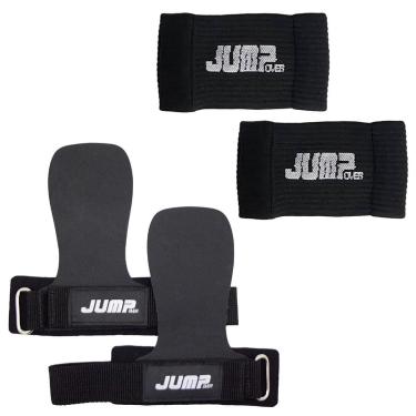 Imagem de Kit Hand Grip Evolution + Munhequeira Canelada - Jump Over-Unissex