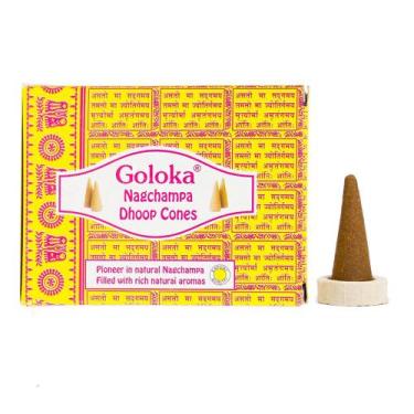 Imagem de Incenso Cone Nag Champa Goloka - 10 Cones - no-brand