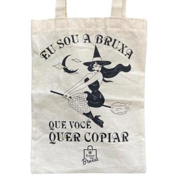 Imagem de Ecobag Bazar das Bruxas: Bruxinha - Ecológica e Lavável - no-brand