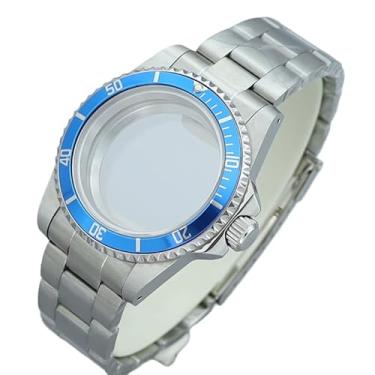 Imagem de FEIYASHI Relógios vintage de 40 mm, cristal de safira, aço inoxidável 316, para movimento Nh34 Nh35 Nh36, mostrador de 28,5 mm, capa retrô, Tampa inferior de vidro 4, For NH34 35 36 38 Movement, Caixa