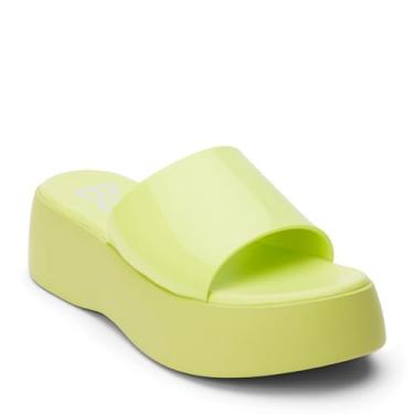 Imagem de BEACH by Matisse Sandálias femininas casuais casuais plataforma solar salto médio 5 a 7,6 cm - preta, lima, 36