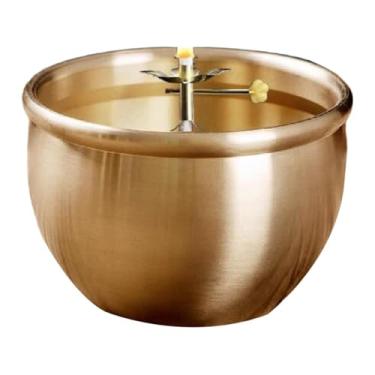 Imagem de Kuntesetty Lâmpada de óleo Retrô com Brilho Ajustável, Ideal para Decoração de Casa. Suporte para Lâmpadas de Manteiga E Ghee, Perfeito para Rituais Religiosos C, Estilo C