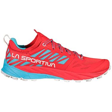 Imagem de La Sportiva Womens Kaptiva Trail Running Shoes, Hibiscus/Malibu Blue, 5.5