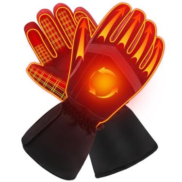 Imagem de CODSOK Luvas Aquecidas Para Homens E Mulheres, Inverno, Elétricas, Quentes, Tela Sensível Ao Toque À Prova D'Água, Aquecedor De Mãos Elétrico, Atividades Ar Livre/Caminhadas/Pesca/Esqui/Camping