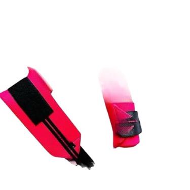 Imagem de Munhequeira Pulso de Suporte Profissional e Academia - Protetor de Punho para Treino Intenso(Rosa C/Preto)