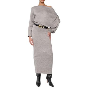 Imagem de Ronny Kobo Vestido feminino Matthieu, Cinza, G