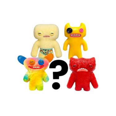 Imagem de Candide, Fuggler, Kit com 5 Mini Bonecos, Bege, Amarelo, Tie-Dye e Vermelho, Miniaturas - 6 cm