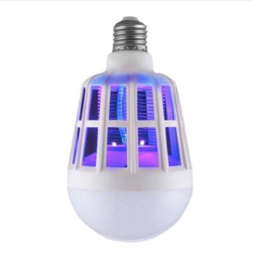 Imagem de Lâmpada Led 12w com Luz Mata Inseto Mosquito Pernilongo Led Bivolt