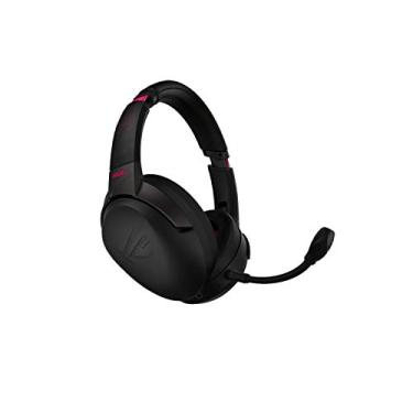 Imagem de ASUS Fones de ouvido ROG Strix Go 2.4 Electro Punk sem fio para jogos com adaptador USB-C 2,4 GHz | Microfone com cancelamento de ruído alimentado por IA | Fones de ouvido intra-auriculares para PC,