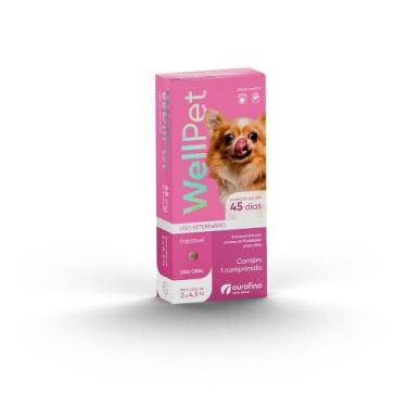 Imagem de Antipulgas Carrapatos Wellpet Cães Ourofino 45mg 2 A 4,5kg