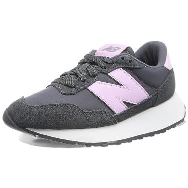 Imagem de New Balance Tênis masculino 237 V1, Blacktop/Lilás Nuvem/Branco, 9