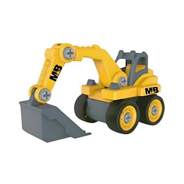 Imagem de CAMINHÃO RETROESCAVADEIRA CONSTRUTORES 22 PEÇAS POLIBRINQ