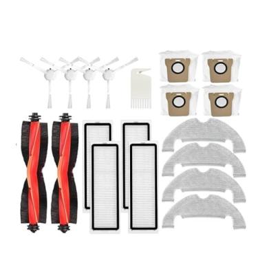 Imagem de Compatible With Xiaomi Robot Vacuum X10 Robot Vacuum Cleaner Parts Replacement Main Side Brush Hepa Filter Mop Cloth Dust Bag Accessories(Clear)