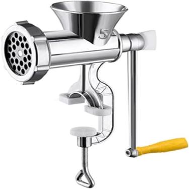 Imagem de Moedor Manual Doméstico Aço Tungstênio Máquina de Enema Manivela Picar Pimentões Moer Enchimento Salsicha Conjunto Carne e