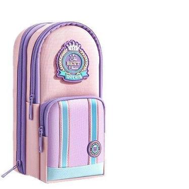 Imagem de Estojo de lápis, estilo mochila, tecido Oxford de grande capacidade - 