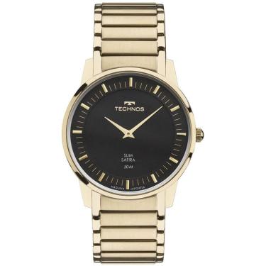 Imagem de Relógio Technos Masculino Slim Dourado - Gl22aa/1p
