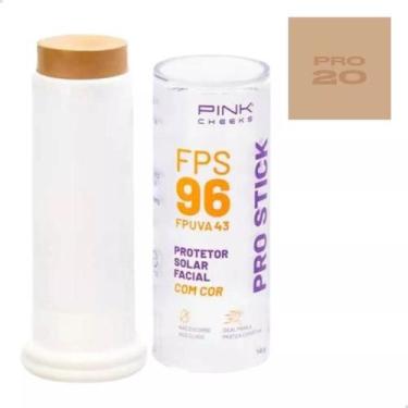 Imagem de Pink Cheeks Protetor Solar Multifuncional Pro Stick Fps96 Uva43 14g