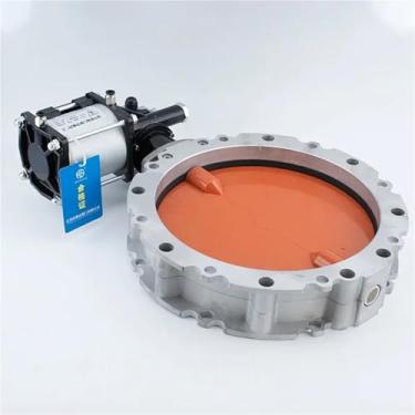Imagem de Válvula Borboleta Pneumática Pó Cimento Tanque em Pó Manual Válvula de Liga de Alumínio DN 150 200 250 300(12)