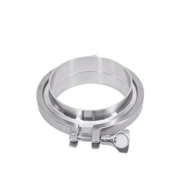 Imagem de Braçadeira tripla de 10 cm x tubo OD de 102 mm + tira de PTFE SUS304 conjunto de união com três grampos