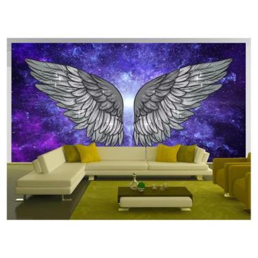 Imagem de Papel De Parede 3D Arte Asas Selfie Insta Cores 3,5M Tra186 - Você Dec