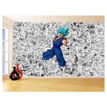 Imagem de Papel De Parede Dragon Ball Goku Vegetto Anime 3,5M Dbz615 - Você Deco