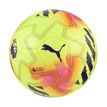 Imagem de Puma Bola de futebol unissex Orbita Match Premiere League (qualidade FIFA), amarelo fluorescente AH25, 5 luzes PUMA Orbita Match Pl (FIFA Qualit