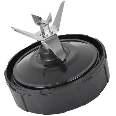 Imagem de 6 lâminas Ninja liquidificador peças de reposição 10 cm de diâmetro compatível com liquidificadores Nutri Ninja Auto iQ BBL480 BL480D BL482 BL456 (apenas barbatanas fêmeas)