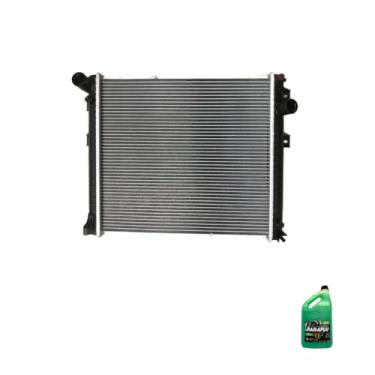 Imagem de Kit Radiador Interc Accel Para Modelos MB 715C 815 915C 1016 + Aditivo Paraflu Verde 5L