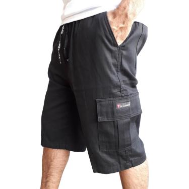 Imagem de Bermuda Cargo Masculina 6 Bolsos Lateral Skate Militar-Masculino