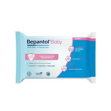 Imagem de Toalha Lenço Umedecido Hipoalergênico com 48un - Bepantol