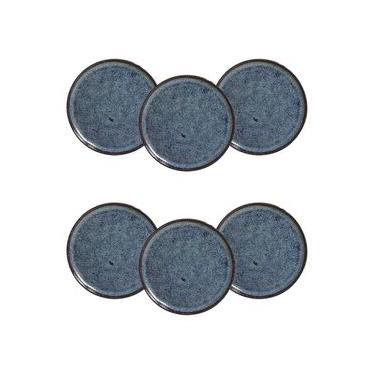 Imagem de Conjunto de Pratos para Pão Porto Brasil Bio Titanium - 6 Peças