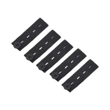 Imagem de Cinto Extensor De Calças Unissex 5 Peças Faixa Para Calças Justas Jean