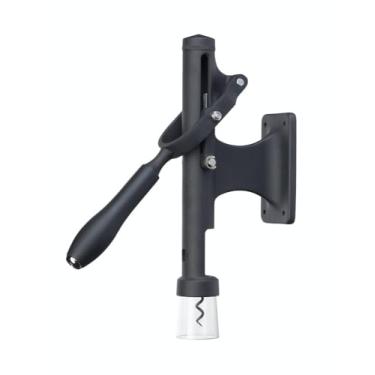 Imagem de BarCraft Abridor de garrafas de saca-rolhas de metal de luxo, 31,5 x 6,5 x 26 cm – Preto