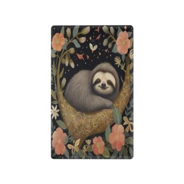 Imagem de Wassud Placa de cobertura para interruptor de luz, 1 capa de tomada em branco, placa de parede, preguiça na árvore, decoração de casa, sala de estar, quarto, decoração