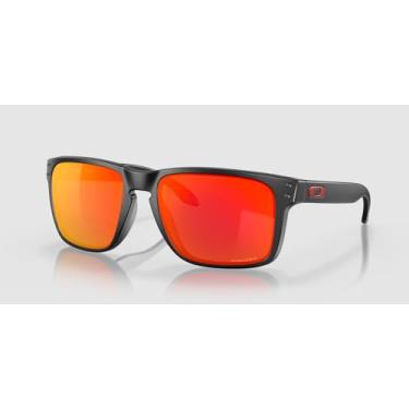 Imagem de Óculos de Sol Oakley Holbrook Xl 0OO9417L 941704 Tam 59 / Preto Fosco - Lentes Prizm Ruby
