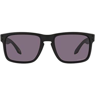 Imagem de Oakley Men's OO9102 Holbrook Square Sunglasses, Matte Black/Prizm Grey, 57mm