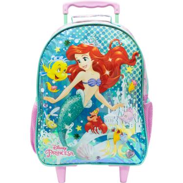 Imagem de Mochila de Rodinhas Infantil - Princesas Disney Ariel XERYUS IMPORTACAO E