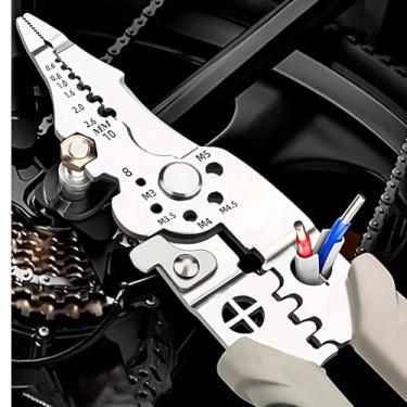 Imagem de Alicate Decapador e Cortador de Fios Multifuncional