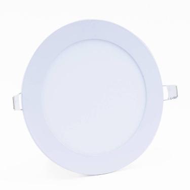 Imagem de Plafon Led Slim 24w Redondo Embutir 6500k Branco Frio Bivolt - Unidade